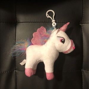 White Unicorn Keychain!